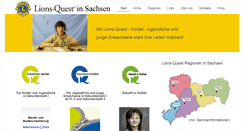 Desktop Screenshot of lions-quest-sachsen.de